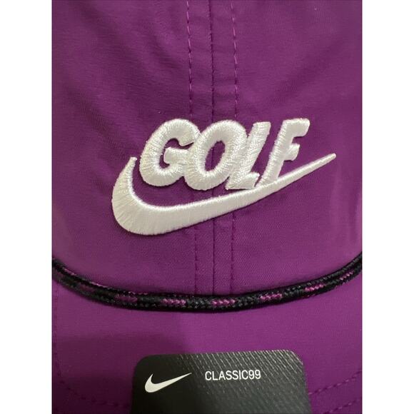 Nike Adult Unisex Aerobill Classic99 Rope Golf Hat Cap Purple BV8229 551 *RARE*
